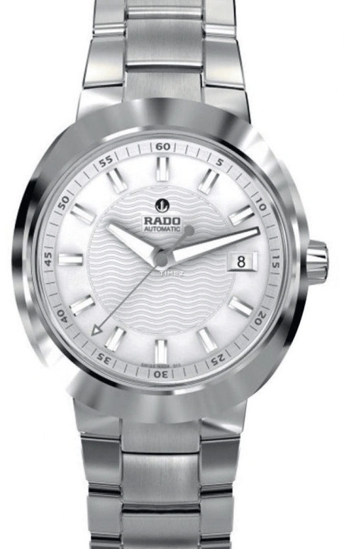 Rado,D-Star 42mm,42mm,Cermet,Stainless Steel,Silver,Automatic,Day,42hours,R15938103