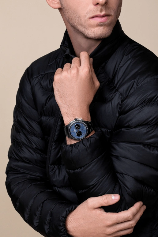 Rado,HyperChrome 45mm,45mm,Ceramic,Blue,Automatic,Chronograph,Day,R32525202