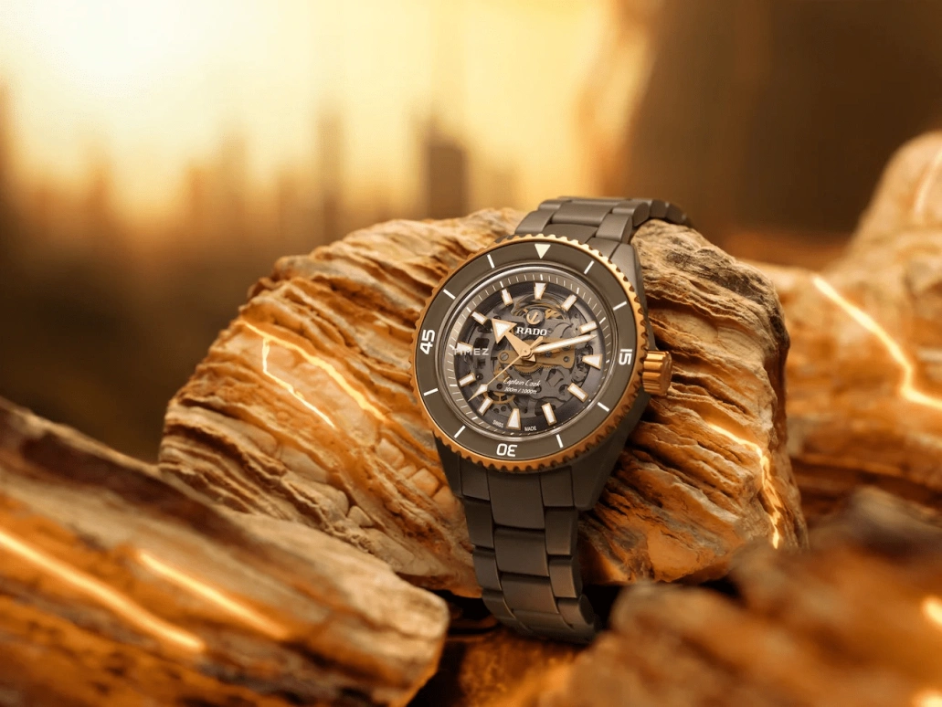 Rado,Captain Cook 43mm,43mm,Ceramic,Transparent,Automatic,Anti-magnetic,80hours,R32150162