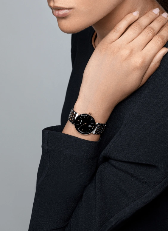 Rado,Florence 30mm,30mm,Stainless Steel,Black,Quartz,Day,In-house Caliber,R48913153