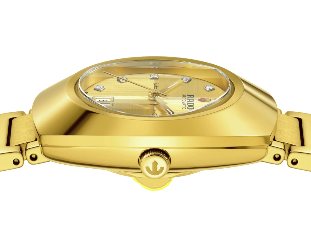 Rado,DiaStar Original 30mm,30mm,Stainless Steel,Gold,Automatic,Day,48hours,R12171713