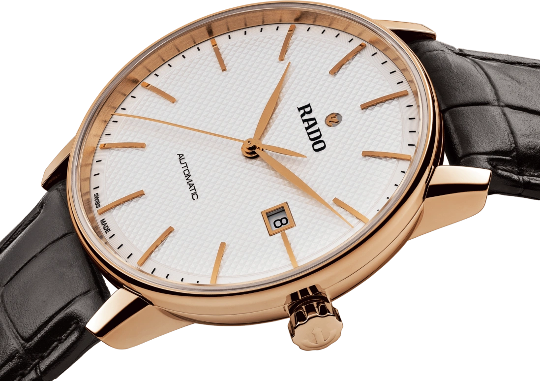 Rado,Coupole 41mm,41mm,Stainless Steel,White,Automatic,Day,In-house Caliber,R22877025