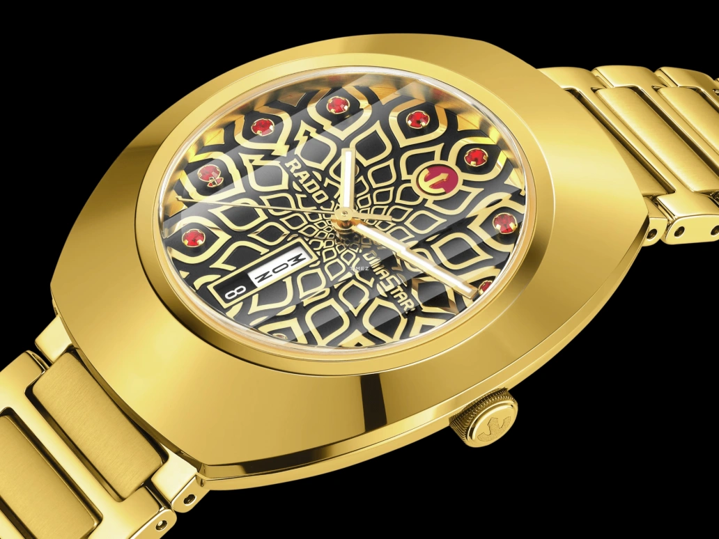 Rado,DiaStar Original 38mm,38mm,Stainless Steel,Gold,Black,Automatic,Date,Day,R12161653