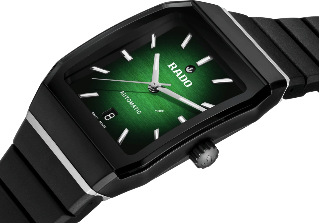 Rado,Anatom 32.50mm,32.50mm,Stainless Steel,Ceramic,Black,Automatic,Day,72hours,R10202319