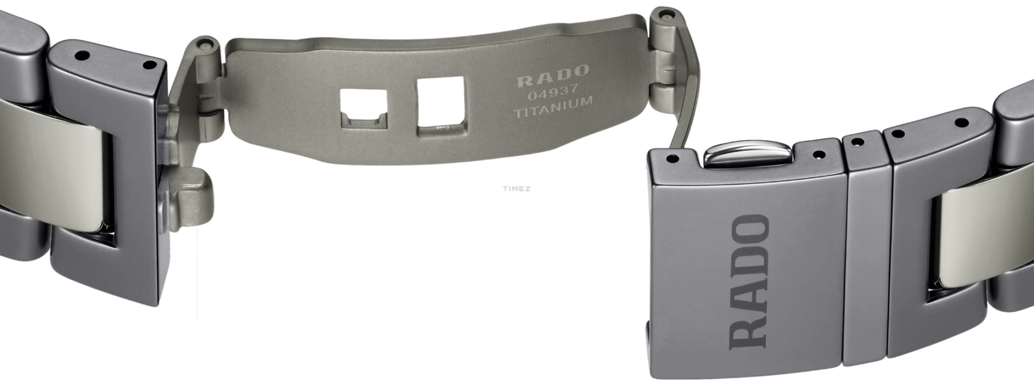 Rado,HyperChrome 45mm,45mm,Ceramic,Grey,Automatic,Chronograph,Day,R32022152