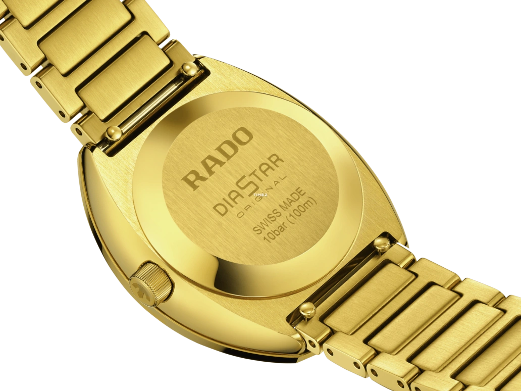 Rado,DiaStar Original 30mm,30mm,Stainless Steel,Gold,Automatic,Day,48hours,R12171253