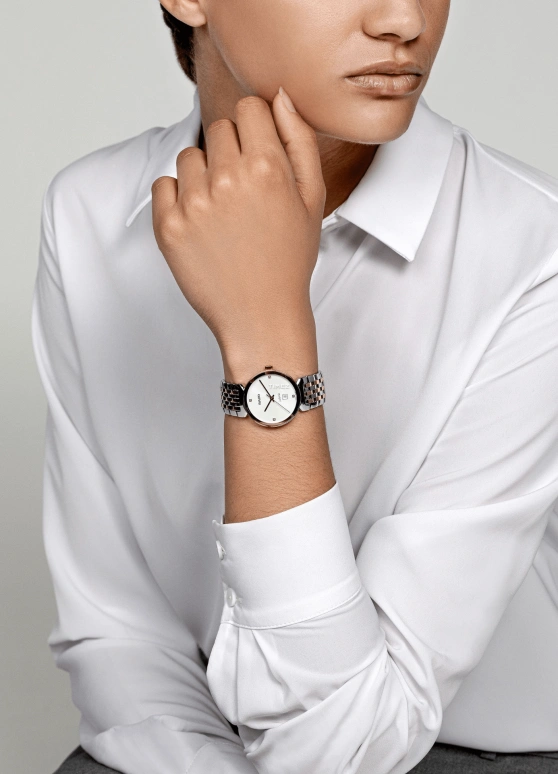 Rado,Florence 30mm,30mm,Stainless Steel,White,Quartz,Day,In-house Caliber,R48913723