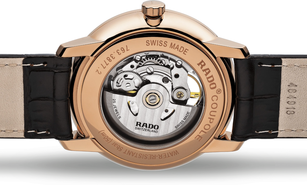 Rado,Coupole 41mm,41mm,Stainless Steel,Silver,Skeleton,Automatic,80hours,In-house Caliber,R22895025