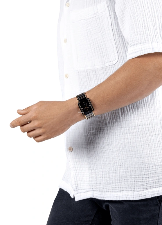 Rado,Integral 31x41.10mm,31x41.10mm,Stainless Steel,Ceramic,Black,Quartz,Day,In-house Caliber,R20204712
