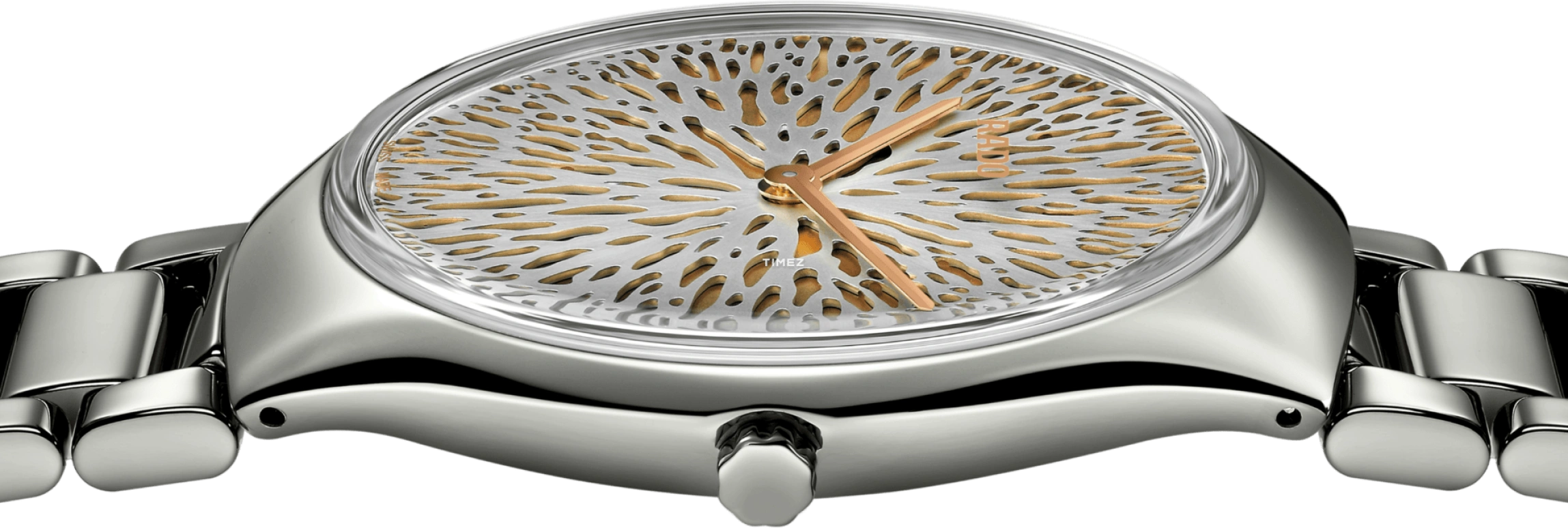 Rado,True Thinline 40mm,40mm,Ceramos,Rose Gold,Automatic,Round,Titanium Gray,R27088122