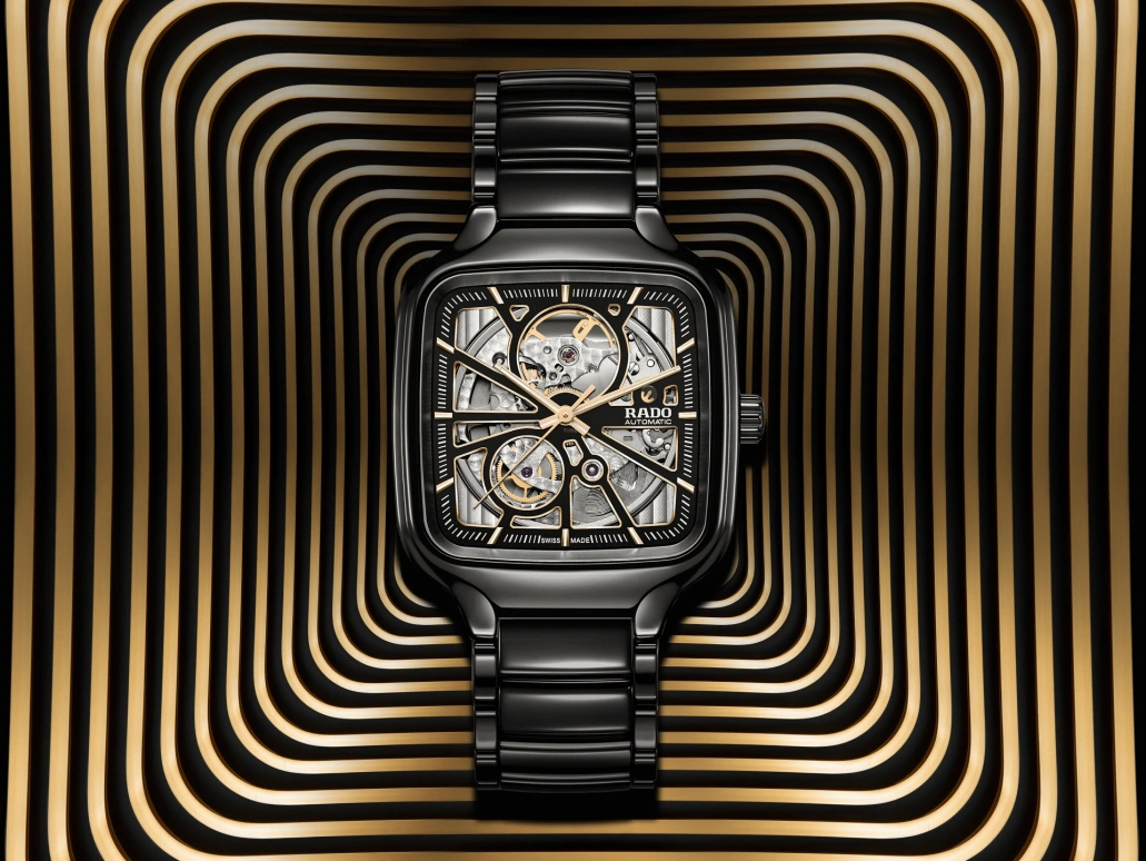 Rado,True Square 38x44.20mm,38x44.20mm,Ceramic,Black,Automatic,80hours,In-house Caliber,R27086162