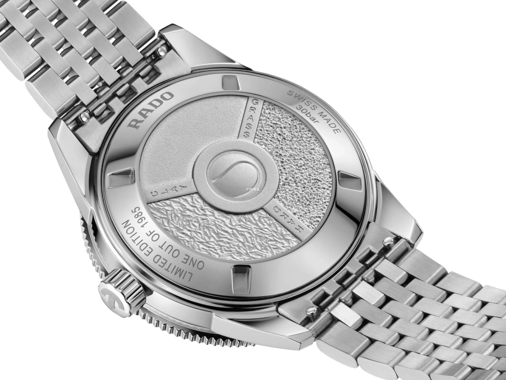 Rado,Captain Cook 39mm,39mm,Stainless Steel,Ceramic,Grey,Automatic,Day,In-house Caliber,R32222108