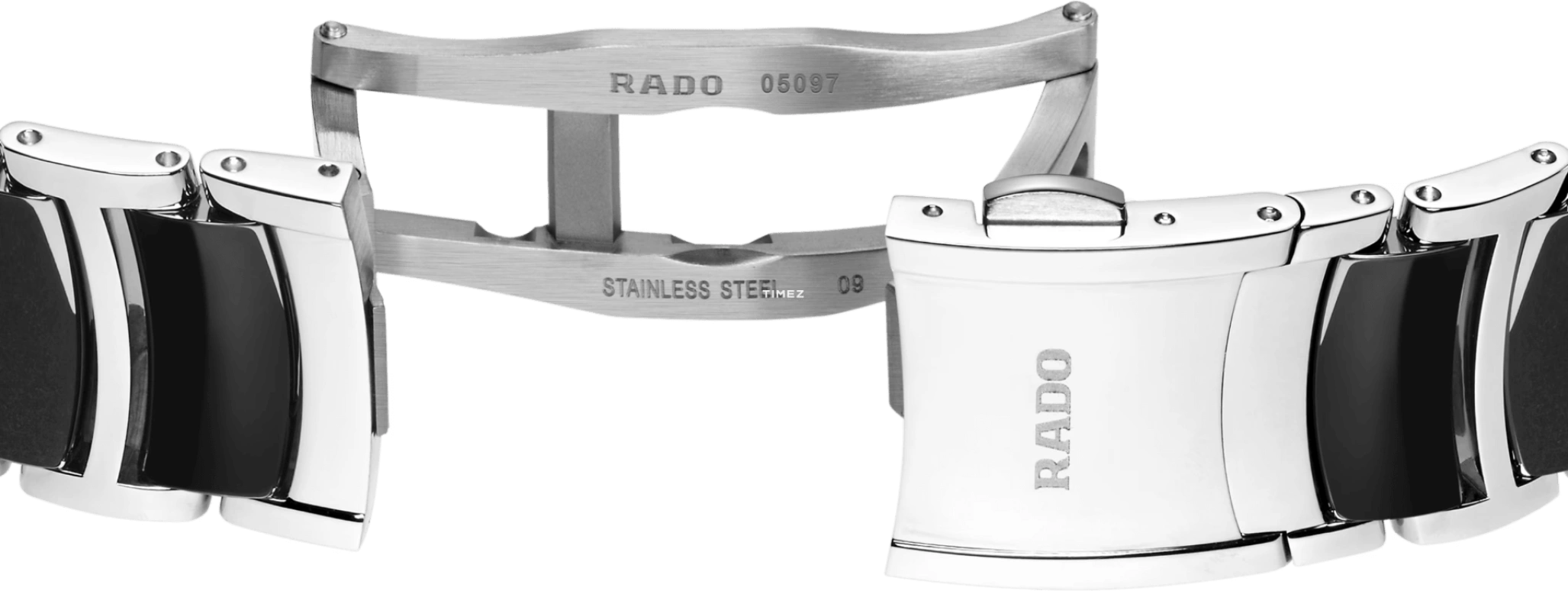 Rado,Centrix 35mm,35mm,Stainless Steel,Black,Automatic,Day,Anti-magnetic,R30031742