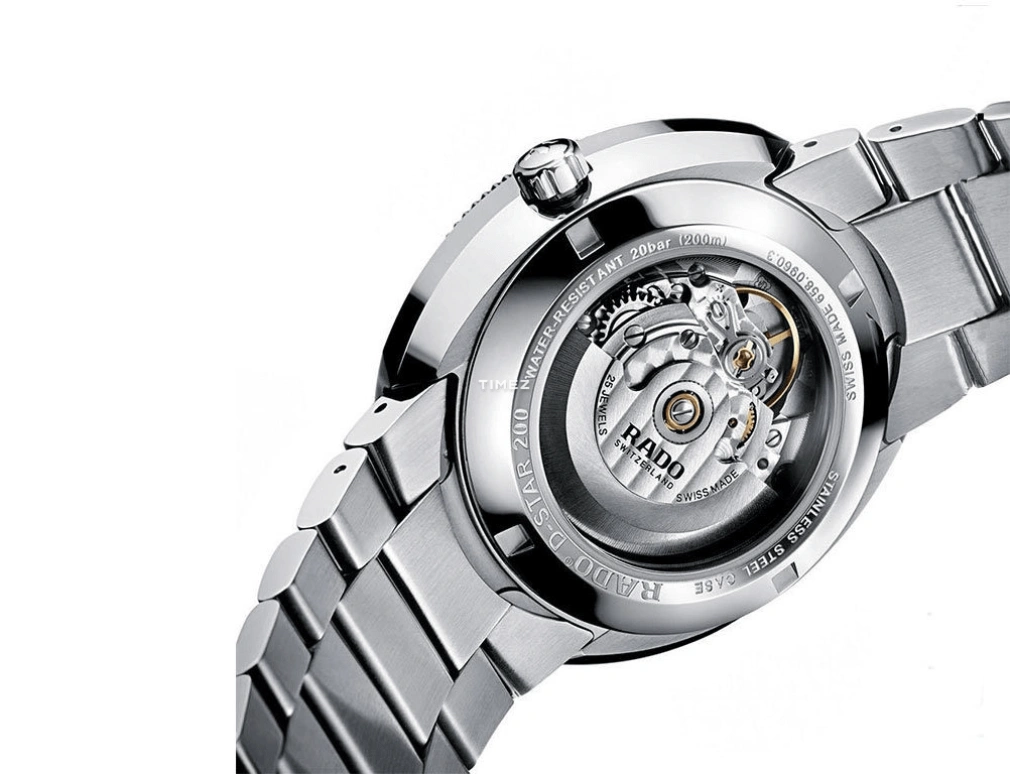 Rado,Oval 42mm,42mm,Ceramic,Stainless Steel,Black,Automatic,Day,42hours,R15959152