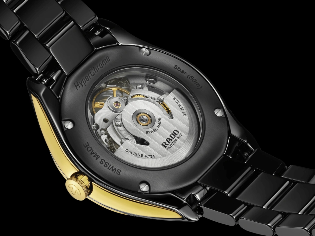 Rado,HyperChrome 42mm,42mm,Ceramic,Grey,Black,Automatic,In-house Caliber,Sapphire,Crystal Glass,R32157152