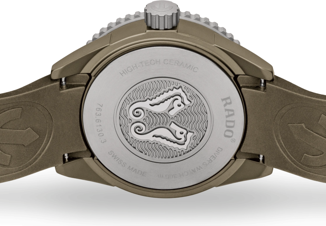 Rado,Captain Cook 43mm,43mm,Ceramic,Olive Green,Green,Automatic,Day,In-house Caliber,R32130318