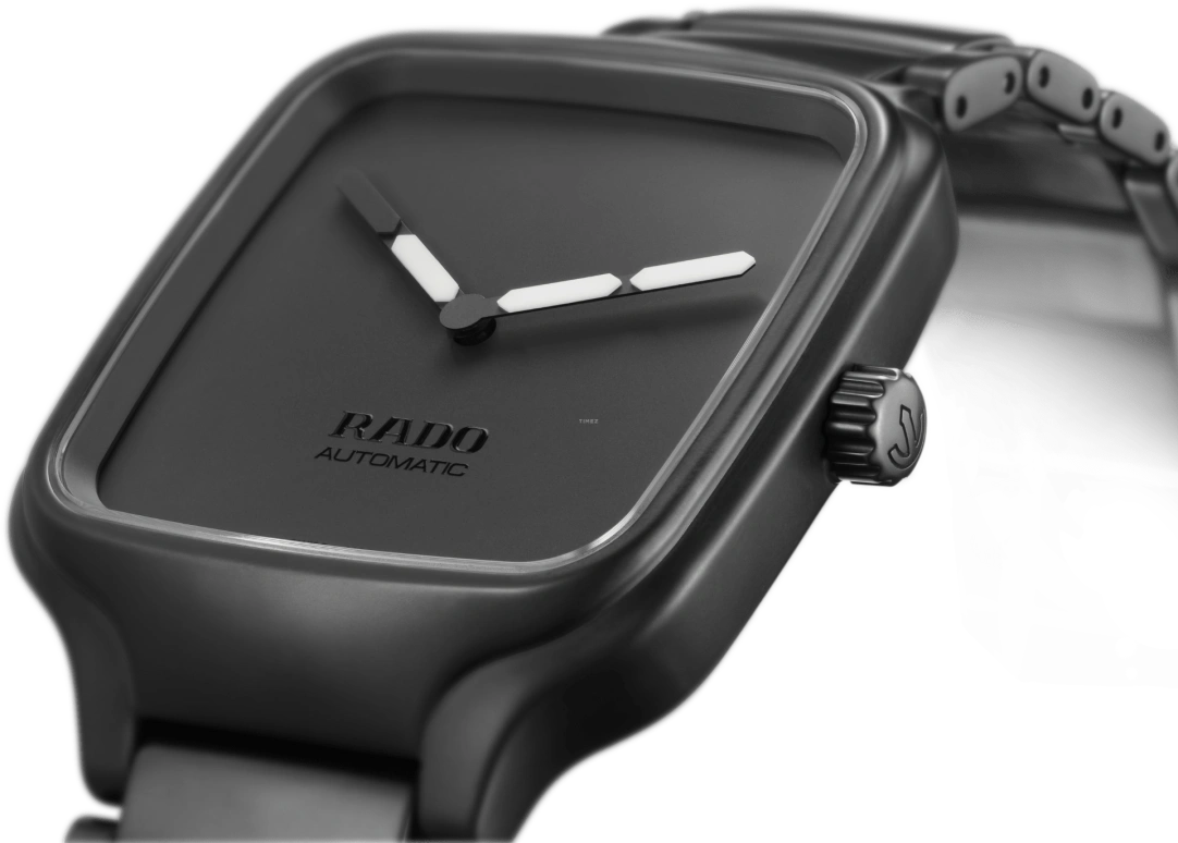 Rado,True Square 38x44.20mm,38x44.20mm,Ceramic,Black,Automatic,80hours,In-house Caliber,R27075152
