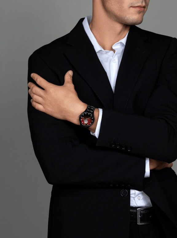 Rado,True Round 40mm,40mm,Ceramic,Gradient,Red,Automatic,In-house Caliber,Sapphire,R27107742