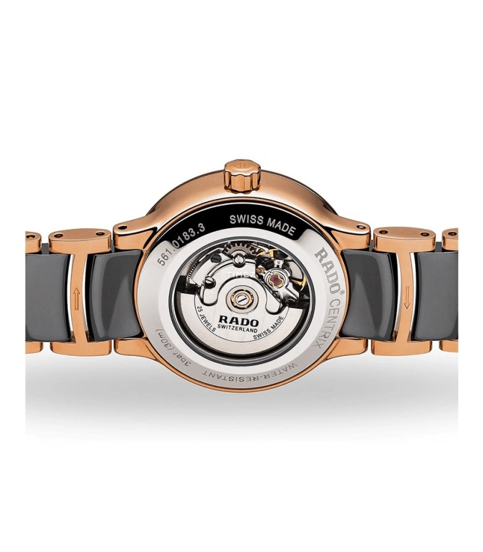 Rado,Centrix 28mm,28mm,Stainless Steel,Silver White,Automatic,Day,38hours,R30183022