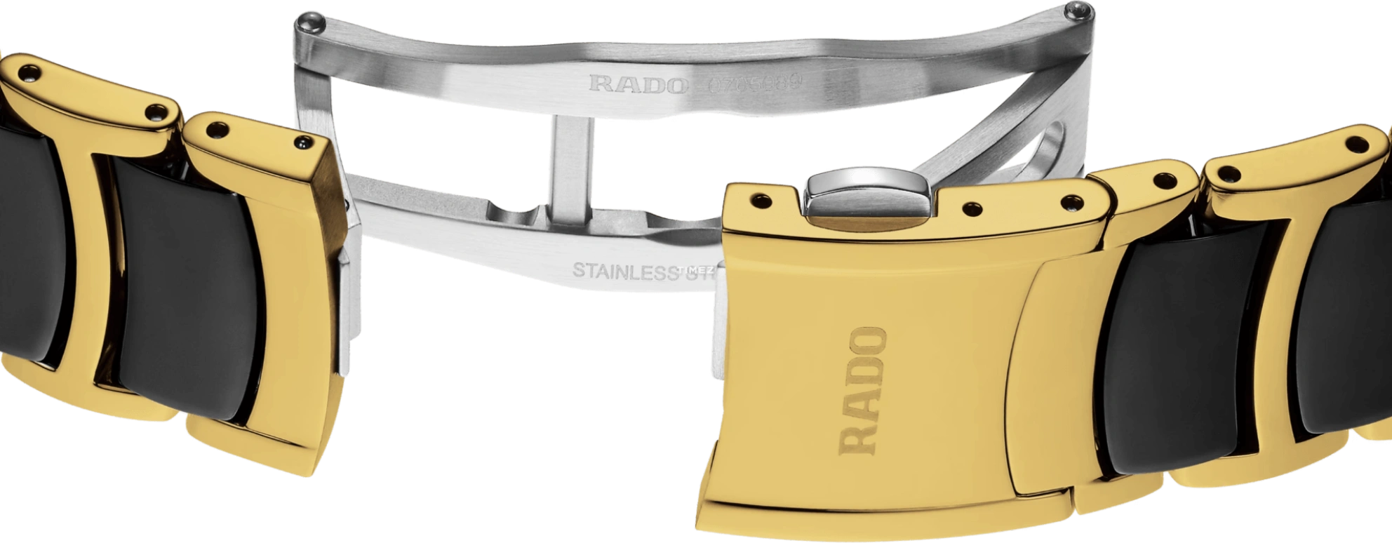 Rado,Centrix 39.50mm,39.50mm,Stainless Steel,Ceramic,Black,Automatic,Day,In-house Caliber,R30008742