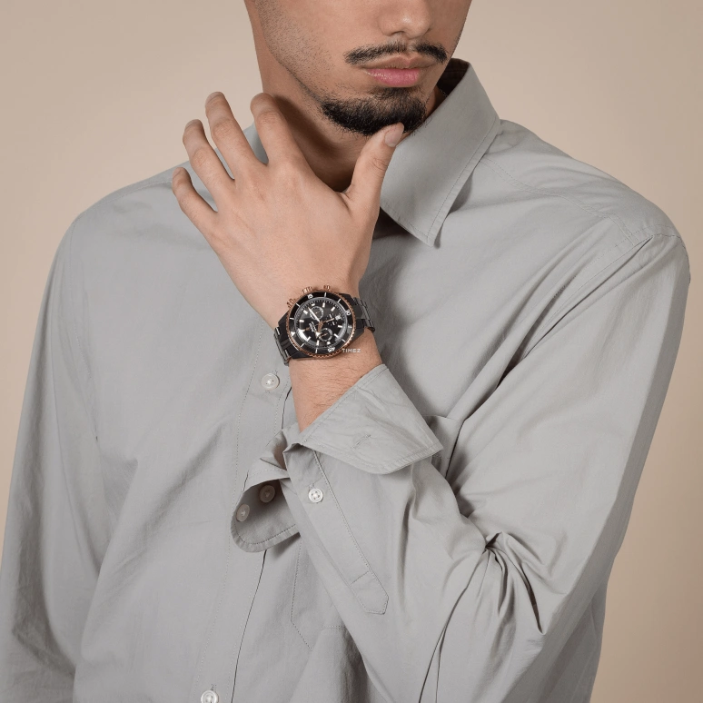 Rado,Captain Cook 43mm,43mm,Stainless Steel,Ceramic,Black,Automatic,Chronograph,Day,Anti-magnetic,R32190153