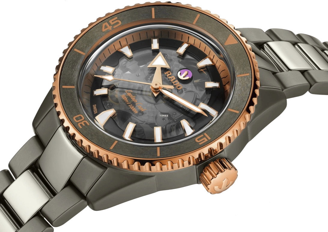 Rado,Captain Cook 43mm,43mm,Ceramic,Transparent,Automatic,80hours,In-house Caliber,R32128162