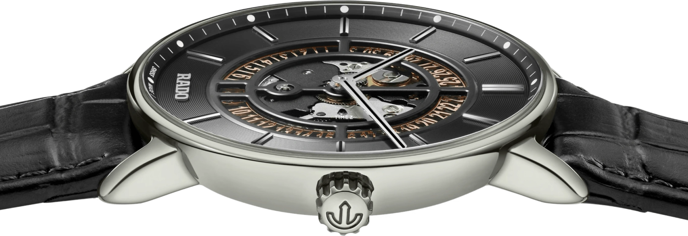 Rado,DiaMaster 41mm,41mm,Ceramos,Black,Automatic,Day,Sapphire,Crystal Glass,R14067176