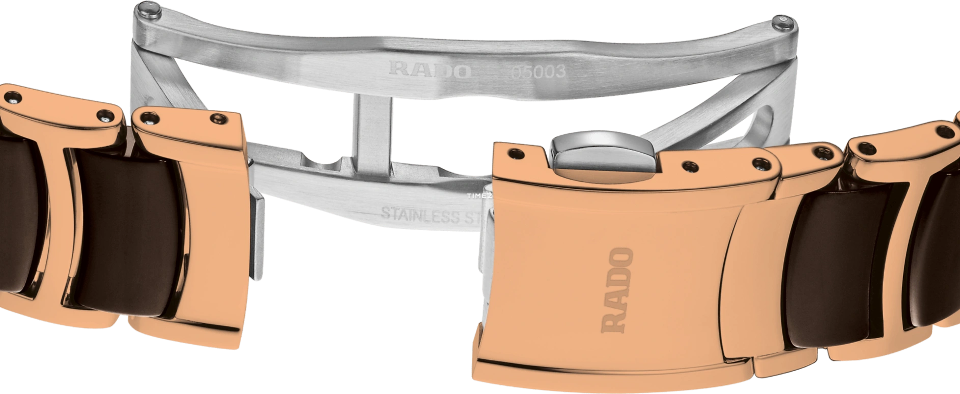 Rado,Centrix 30.50mm,30.50mm,Stainless Steel,Ceramic,Brown,Coffee,Quartz,Day,In-house Caliber,R30024732