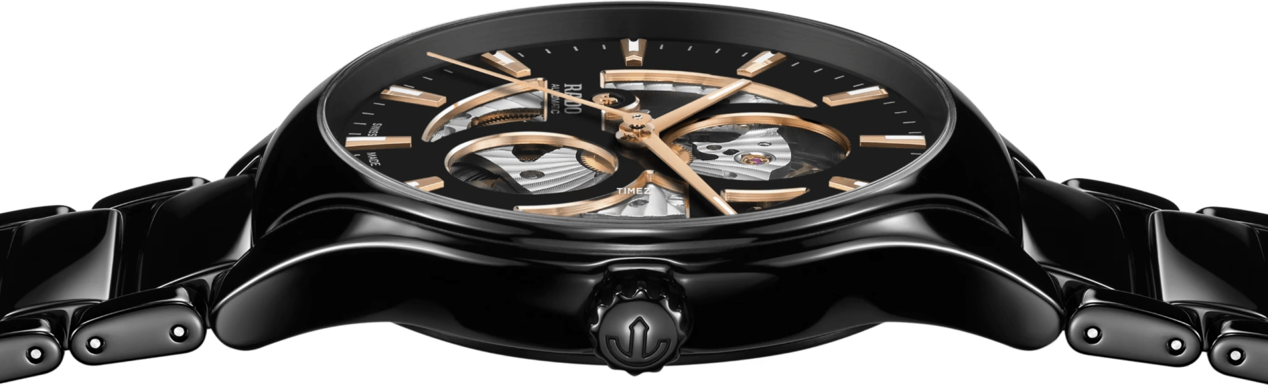 Rado,True Round 40mm,40mm,Ceramic,Black,Automatic,80hours,In-house Caliber,R27107172