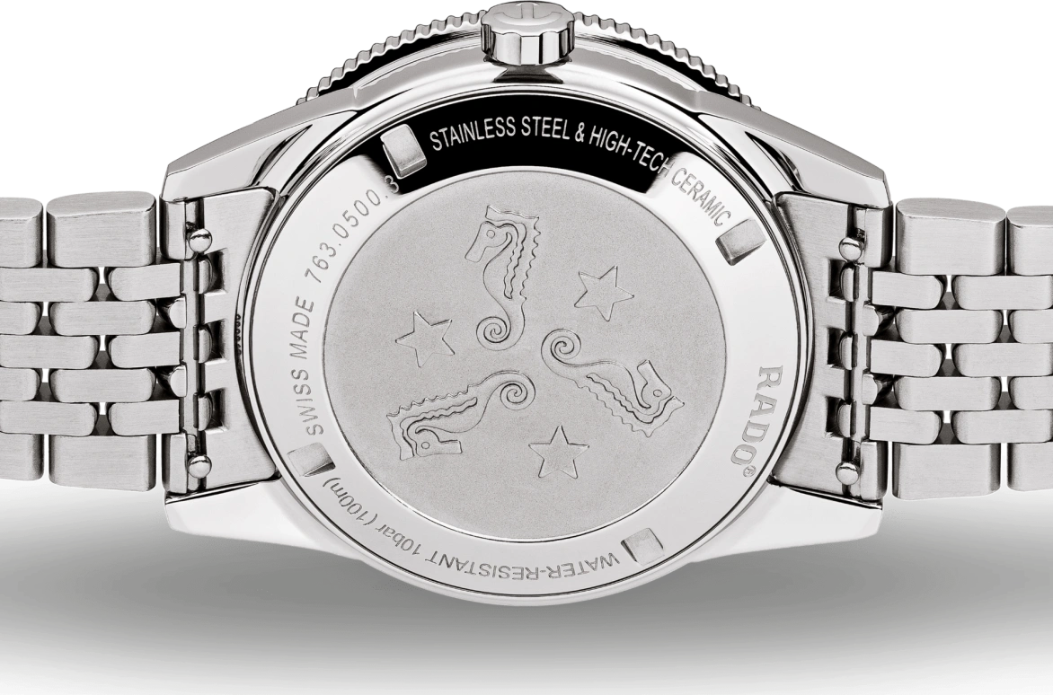 Rado,Captain Cook 37.30mm,37.30mm,Stainless Steel,Green,Automatic,Date,Anti-magnetic,R32500323
