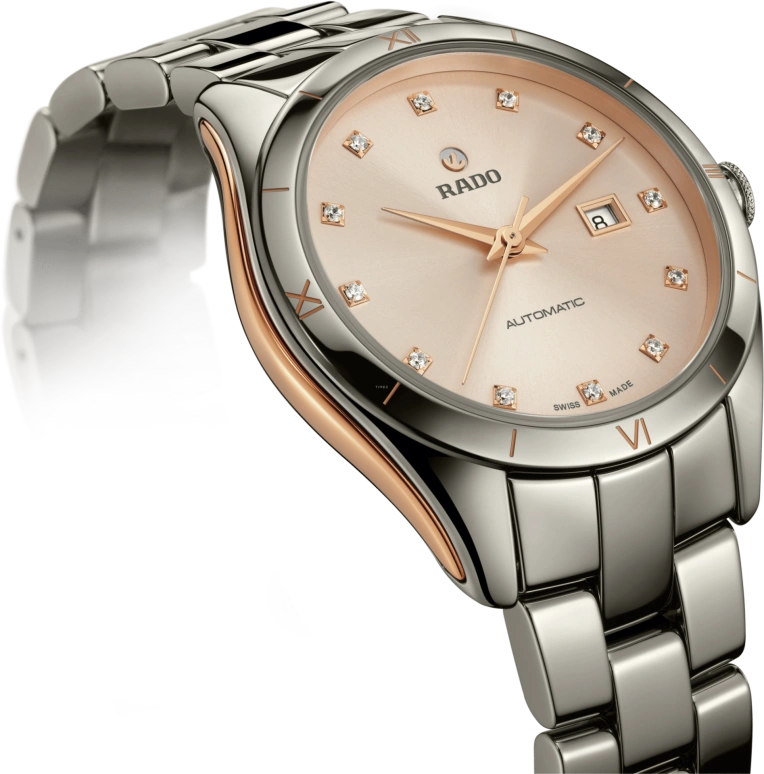 Rado,HyperChrome 36mm,36mm,Ceramic,Pink,Automatic,Day,44hours,R32043712