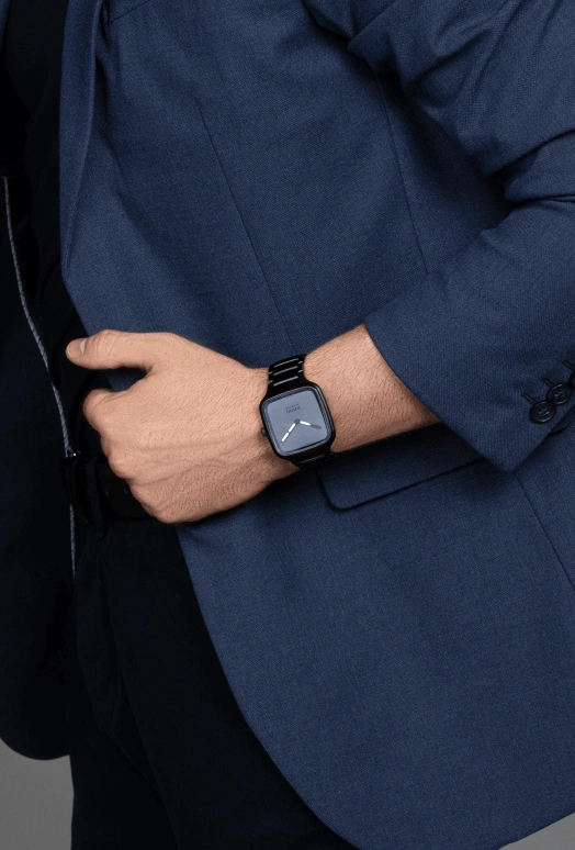 Rado,True Square 38x44.20mm,38x44.20mm,Ceramic,Black,Automatic,80hours,In-house Caliber,R27075152