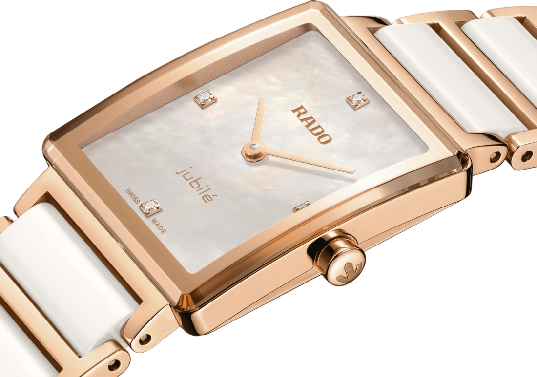 Rado,Integral 23mm,23mm,Stainless Steel,White,Quartz,In-house Caliber,Sapphire,Crystal Glass,R20251902