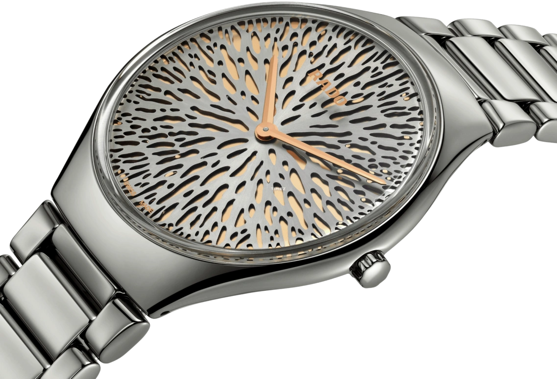 Rado,True Thinline 40mm,40mm,Ceramos,Rose Gold,Automatic,Round,Titanium Gray,R27088122