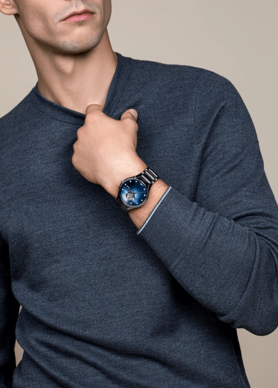 Rado,True Round 40mm,40mm,Ceramic,Blue,Automatic,80hours,In-house Caliber,R27108732