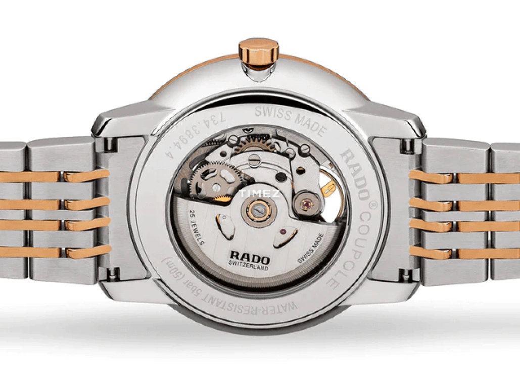 Rado,Coupole 41mm,41mm,Stainless Steel,Silver,Grey,Automatic,Sapphire,Round,R22894023