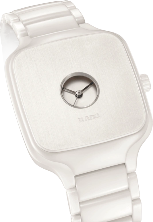 Rado,True Square 38mm,38mm,Ceramic,White,Automatic,80hours,In-house Caliber,R27076012