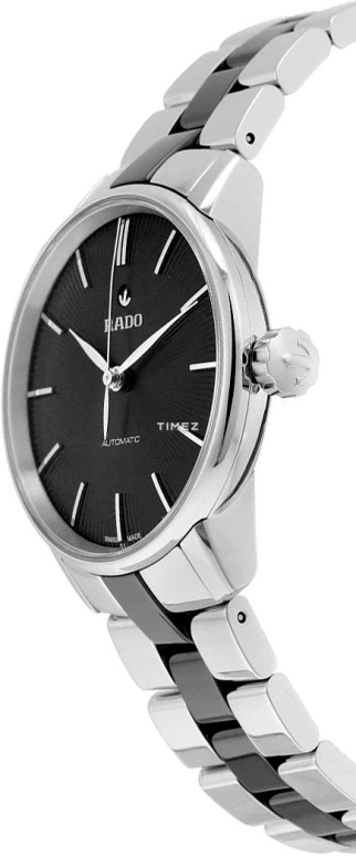 Rado,Coupole 32mm,32mm,Stainless Steel,Black,Automatic,38hours,Sapphire,Crystal Glass,R22862152