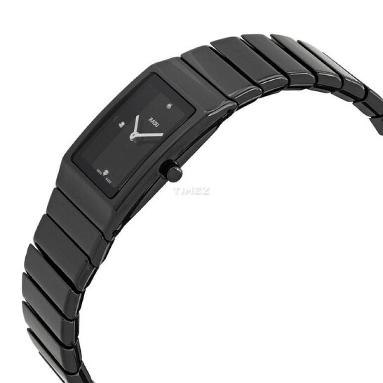 Rado,Ceramica 22.90x31.70mm,22.90x31.70mm,Ceramic,Black,Quartz,In-house Caliber,Sapphire,Crystal Glass,R21702702