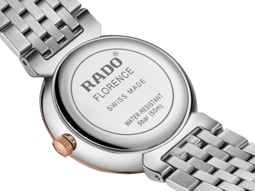 Rado,Florence 30mm,30mm,Stainless Steel,Cream,Quartz,Day,In-house Caliber,R48913403