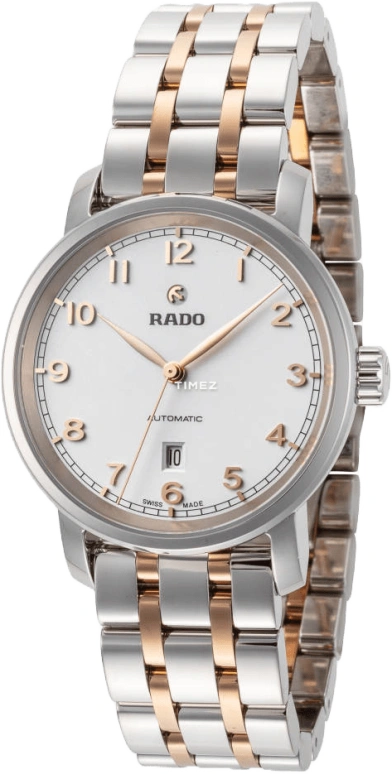 Rado,DiaMaster 33mm,33mm,Stainless Steel,White,Automatic,Day,38hours,R14050133