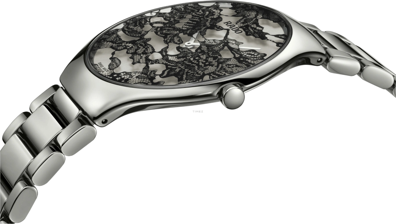 Rado,True Thinline 39mm,39mm,Ceramic,Titanium,Grey,Automatic,In-house Caliber,Sapphire,Crystal Glass,R27010112