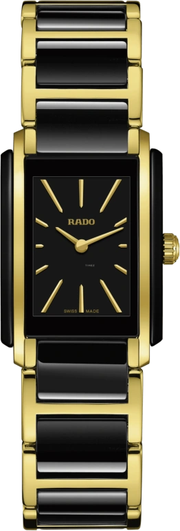 Rado,Integral 22.70x33.10mm,22.70x33.10mm,Ceramic,Stainless Steel,Black,Quartz,In-house Caliber,Sapphire,Crystal Glass,R20845162