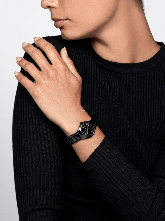 Rado,True Round 30mm,30mm,Ceramic,Black,Automatic,Day,In-house Caliber,R27242162