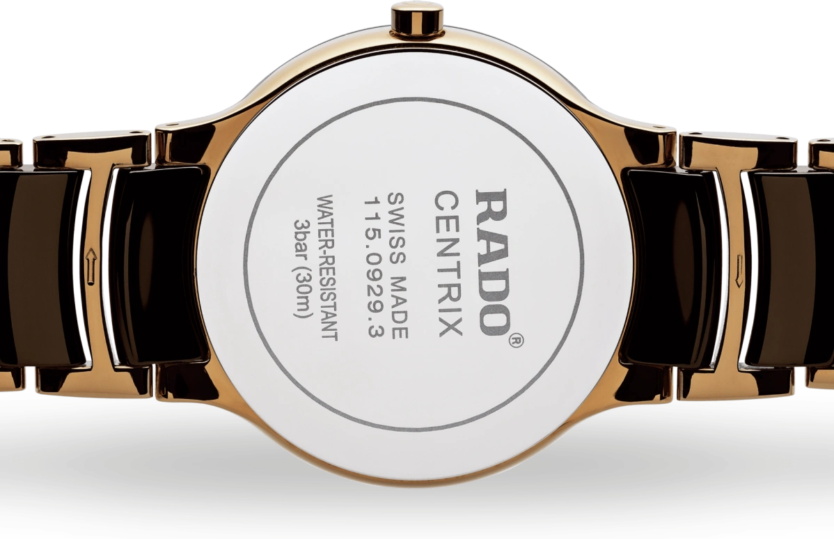 Rado,Centrix 38mm,38mm,Stainless Steel,Coffee,Quartz,Day,In-house Caliber,R30554724