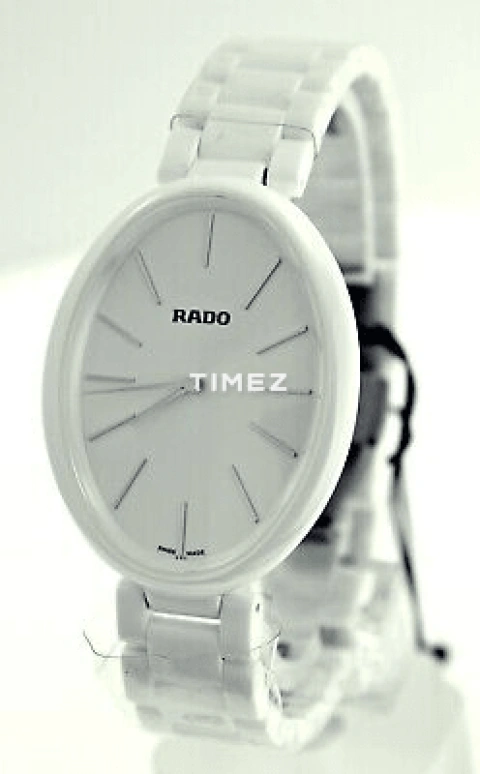 Rado,Esenza 33mm,33mm,Ceramic,White,Quartz,In-house Caliber,Sapphire,Crystal Glass,R53092012