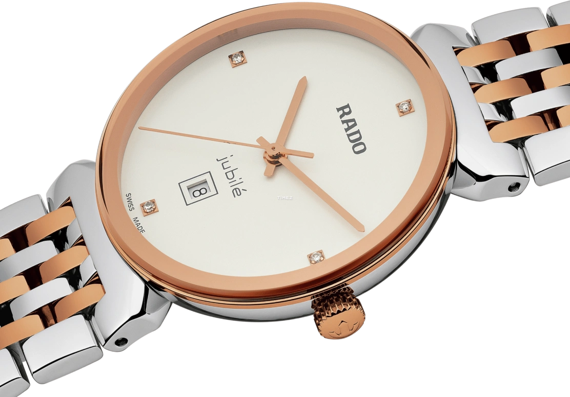 Rado,Florence 30mm,30mm,Stainless Steel,White,Quartz,Day,In-house Caliber,R48913723