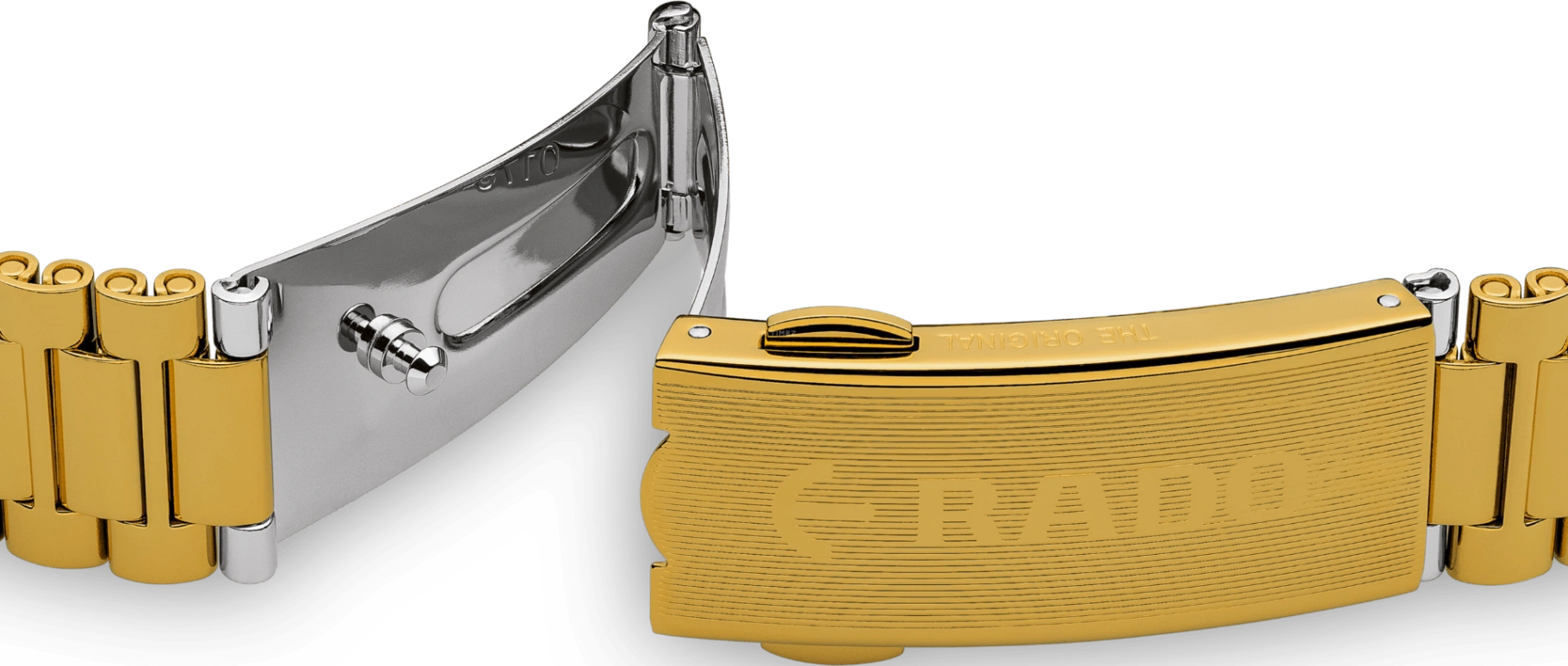 Rado,The Original 27.30mm,27.30mm,Stainless Steel,Gold,Automatic,Day,44hours,R12416393