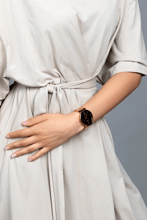 Rado,Florence 38mm,38mm,Stainless Steel,Black,Quartz,Day,In-house Caliber,R48916703