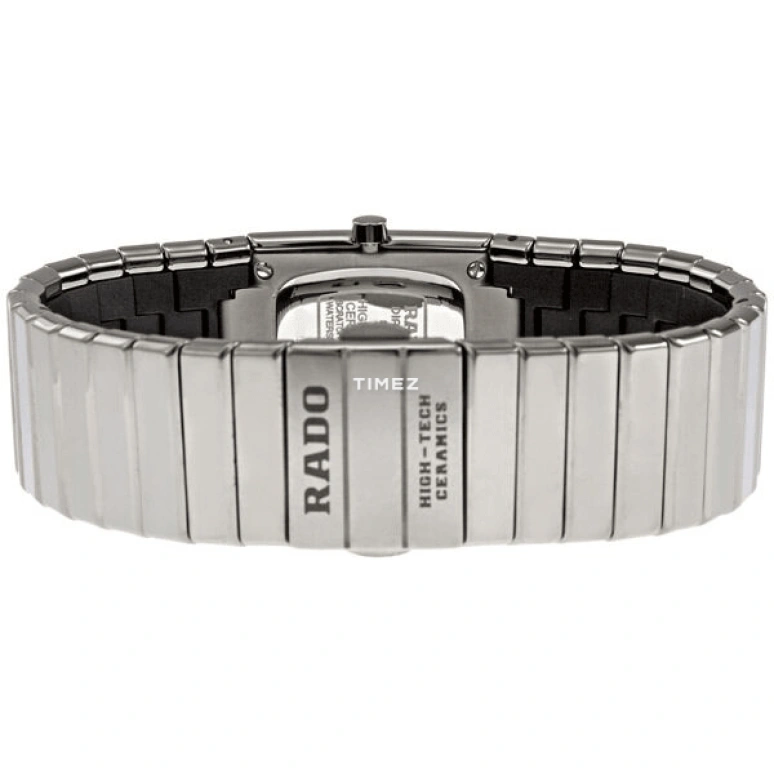 Rado,Ceramica 19.40mm,19.40mm,Stainless Steel,Black,Quartz,Sapphire,Rectangular,R21827232